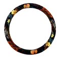 thumbnail image 1 of Owl 14.5 Inch Printing PVC Leather Steering Wheel Cover Car Wheel Covers Auto Accessories, 1 of 6