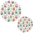 thumbnail image 1 of Owl 2 Pack Pot Holders Trivets, Heat Resistant Hot Pads for Kitchen Table Decoration Trivets for Hot Dishes/Pot/Bowl/Teapot/Kitchen Hot Pads Trivets, 7" + 9.45", 1 of 7