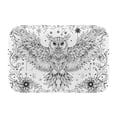 thumbnail image 1 of Owl 768 Non-Slip Memory Foam Bath Rug: Absorbent, Quick-Dry, Machine Washable, Soft & Comfortable - L, 1 of 7