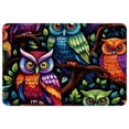 thumbnail image 1 of Owl Area Rugs: Polyester Non-Slip Machine Washable Floor Carpet Office Rug, 1 of 6