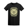thumbnail image 1 of Owl Art Animal Flower T-Shirt Men -Image by Shutterstock, Male Large, 1 of 2