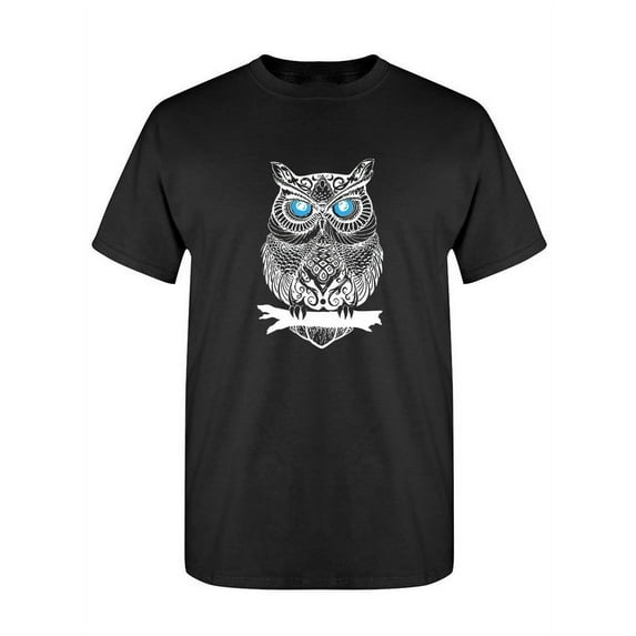 Owl Art In White T-Shirt Women -SPIdeals Designs, Female 4X-Large