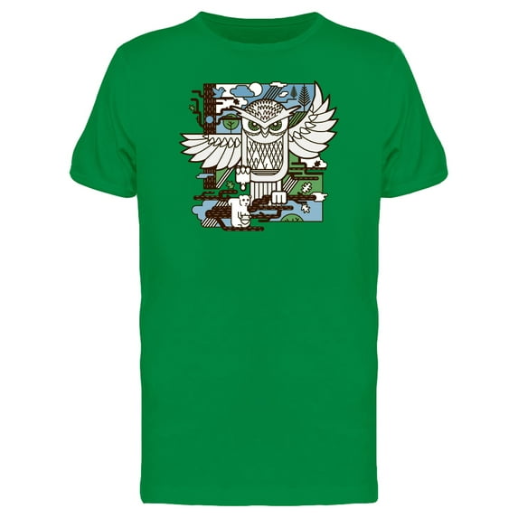 Owl Attack Tee Men's -Image by Shutterstock