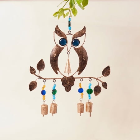 Owl Beads Wind Chime