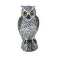 Owl Bird Deterrent Garden Plastic Owls to Keep Birds Away Waterproof