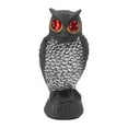 Owl Bird Deterrent Garden Plastic Red Eyes Owls to Keep Birds Away Fine