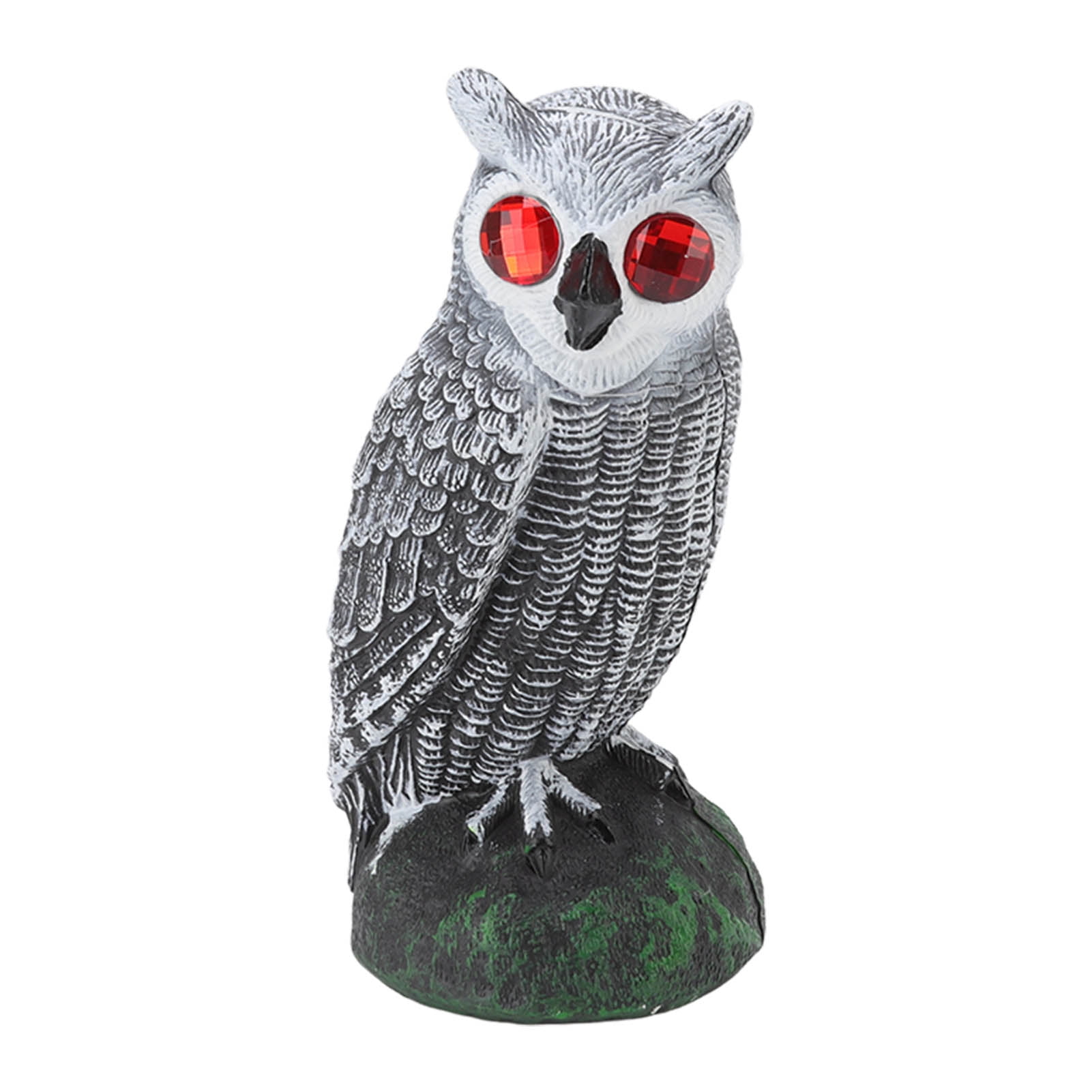 Owl Bird Deterrent Garden Plastic Red Eyes Owls to Keep Birds Away Fine