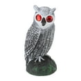 Owl Bird Deterrent Garden Plastic Red Eyes Owls to Keep Birds Away Fine