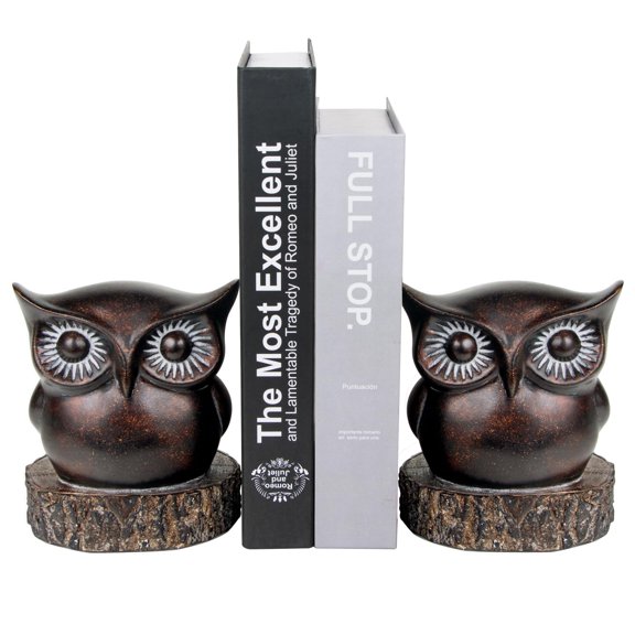 Owl Book Ends Decorative Shelf Bookends For Home Office