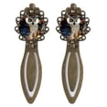 thumbnail image 1 of Owl Book Marks and Accessories: Vintage Copper-Colored Lace Bookmarks - Set of 2, 1 of 5