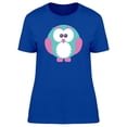 thumbnail image 1 of Owl Cartoon With Cute Colors T-Shirt Women -Image by Shutterstock, Female Large, 1 of 2