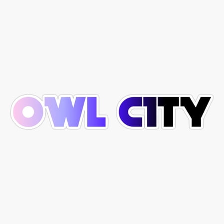 Owl City Music Inspired Logo Sticker