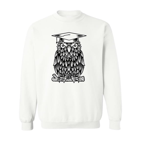 Owl Clever Design. Sweatshirt Men -Image by Shutterstock, Male x-Large