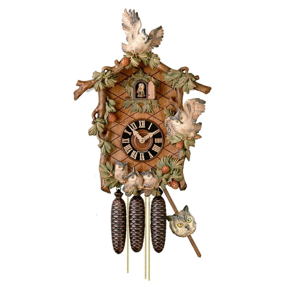 Owl Clock 5 Owls