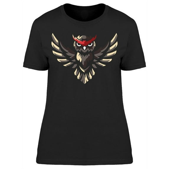 Owl Coming From The Shadows T-Shirt Women -Image by Shutterstock, Female 3X-Large