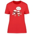 thumbnail image 1 of Owl Couple On Branch Love You T-Shirt Women -Image by Shutterstock, Female XX-Large, 1 of 2
