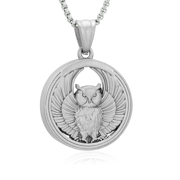 Owl Cremation Jewelry for Ashes Urn Necklace Lockets for Human Ashes Pet Ashes Holder