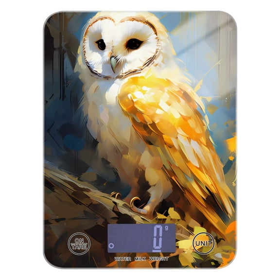Owl Cute Kitchen Scale Digital Food Scales Grams and Oz Weight for Cooking and Baking