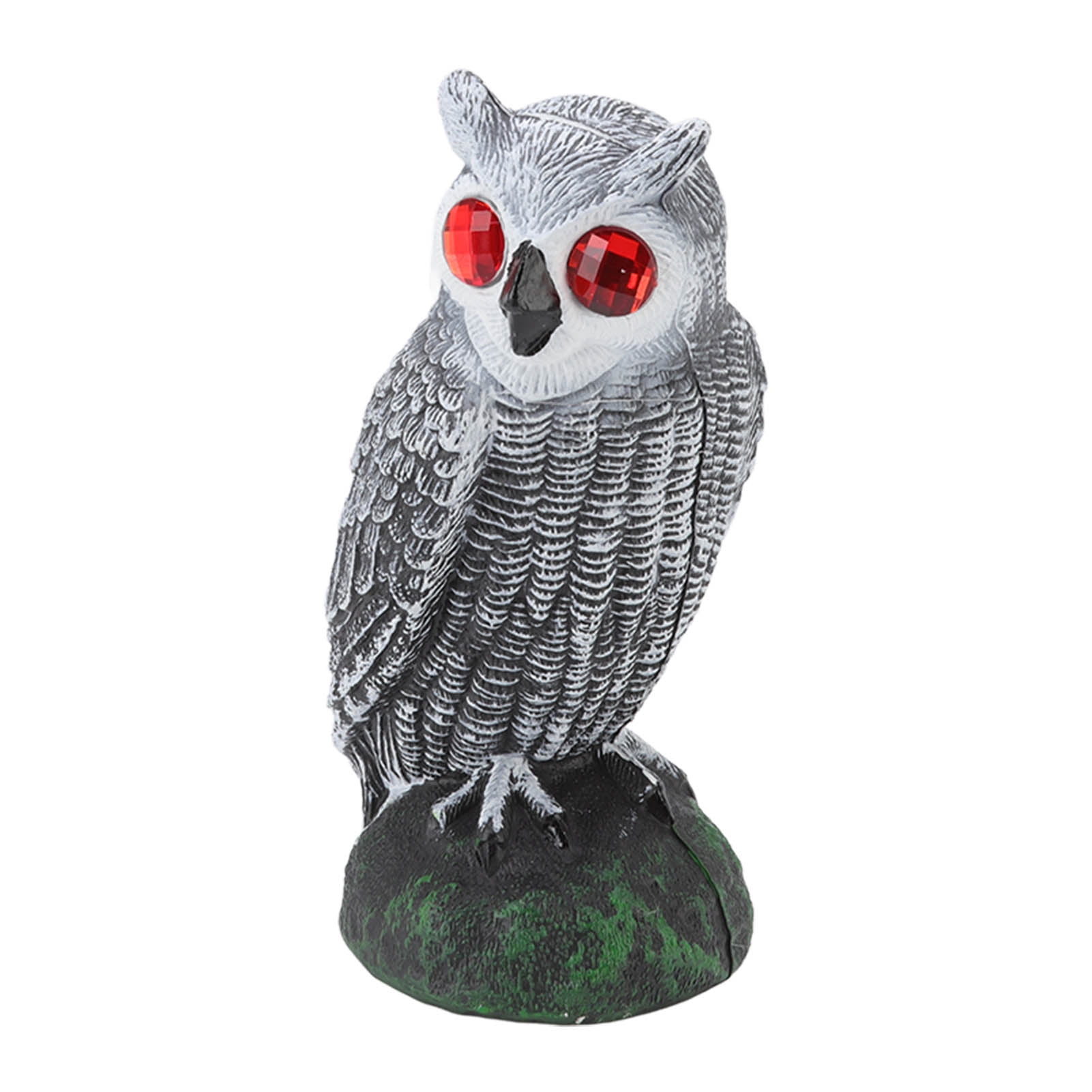Owl Decoy,Plastic Owls to Scare Birds Away,Fake Keep Away,Garden