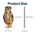 Owl Decoy to Scare Birds Away Scarecrow, Fake Owl Statue for Home