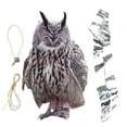 Owl Decoy to Scare Birds Away Scarecrow, Fake Owl Statue for Home