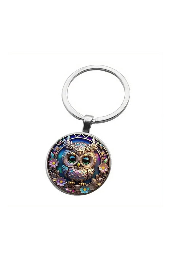 Owl Designs Keychain Alloy Portable Keyring For Everyday Use As Accessory
