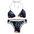thumbnail image 1 of Owl Detachable Sponge Adjustable Strap Bikini Set Two-Pack Swimsuit Swim Suits Swim Wear, 1 of 6