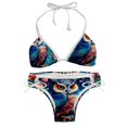 thumbnail image 1 of Owl Detachable Sponge Adjustable Strap Bikini Set Two-Pack for Various Scenes, 1 of 6