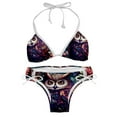 thumbnail image 1 of Owl Detachable Sponge Adjustable Strap Bikini Set Two-Pack for Various Scenes, 1 of 6
