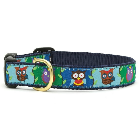 Owl Dog Collar - Medium