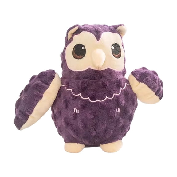 Owl Dog Toy,Pet Owl Chew Knotted Plush,9×5 Inch Interactive Chew Toy,Realistic Chewers Teething Soft,Stuffed Animal Plush for Large Medium Small Dogs,Owl.