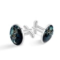 thumbnail image 1 of Owl Elegant Shirt Cufflinks for Men, Made of Stainless Steel, for Formal Attire, 1 of 6