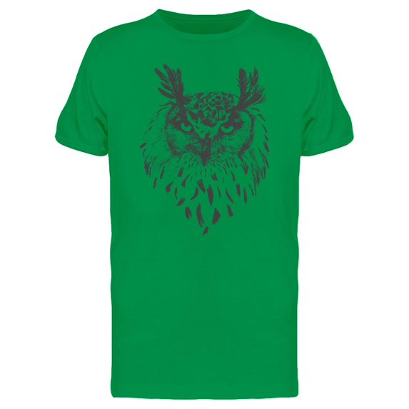 Owl Face Vintage Tee Men's -Image by Shutterstock
