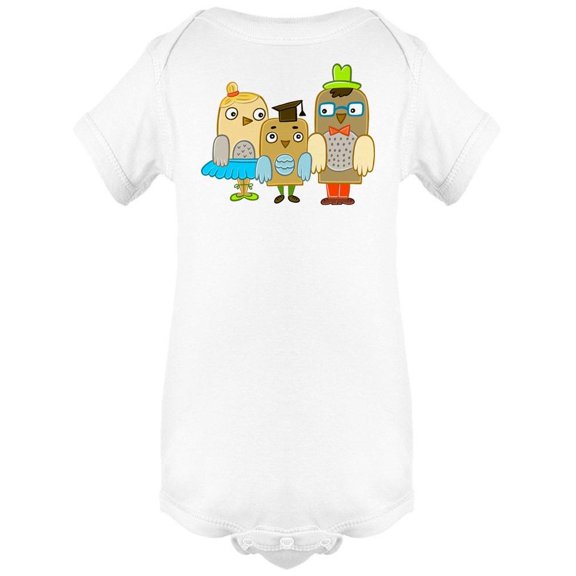 Owl Family Graduation Bodysuit Infant -Image by Shutterstock, 18 Months