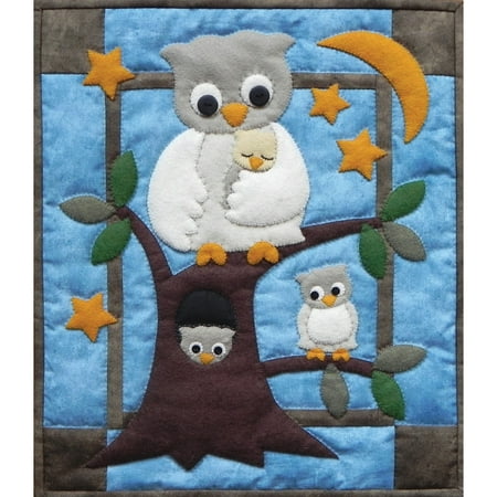 Owl Family Wall Quilt Kit-Owl Family