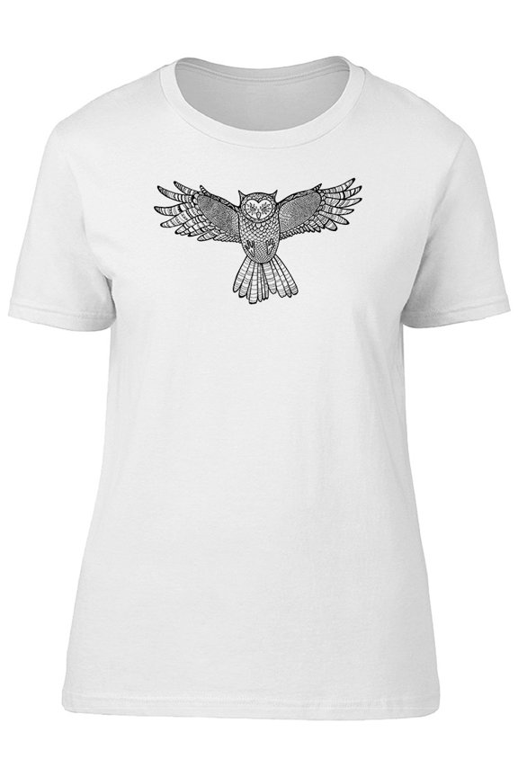 Owl Flight T-Shirt Men -Image by Shutterstock, Male Large