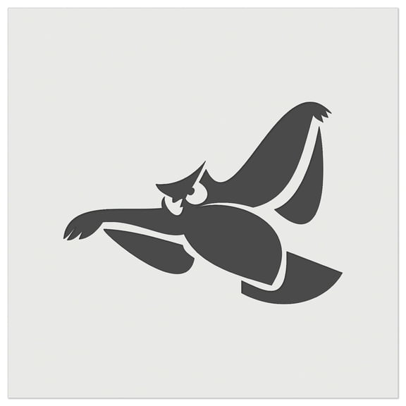 Owl Flying Bird Doodle DIY Cookie Wall Craft Stencil - 3.5 Inch