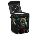thumbnail image 1 of Owl Foldable Car Garbage Can with Lid, Leak-proof, Hanging Storage Bag - Trash Can for Car, Mini Trash Can, 1 of 6