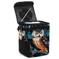 thumbnail image 1 of Owl Foldable Car Trash Bin with Lid - Leak-proof Hanging Storage Bag for Car Garbage Can, 1 of 6