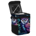 thumbnail image 1 of Owl Foldable Car Trash Can with Lid, Leak-Proof Car Trash Bin, Hanging Storage Bag Car Garbage Can, 1 of 6