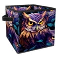 thumbnail image 1 of Owl Foldable Storage Containers with Handle, 10.8"x10.5"x10.6", Large Capacity Toy Storage Box, 1 of 6
