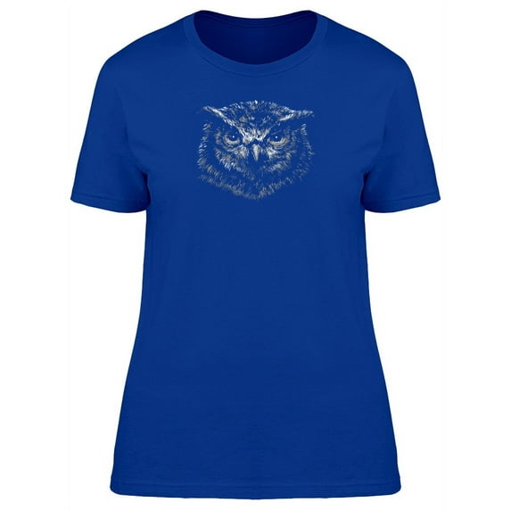 Owl Graphic On Black T-Shirt Women -Image by Shutterstock, Female XX-Large