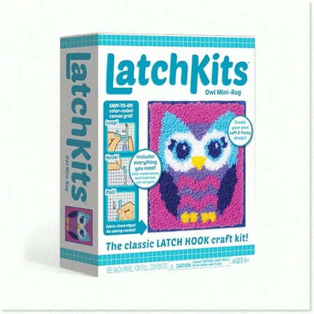 Owl Haven Mini-Rug Sewing Kit - The Whimsical Clic Hook Kit for Crafty Owlets!