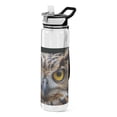 thumbnail image 1 of Owl Head Sports Water Bottle Portable Travel Mug 32oz BPA Free Leak Proof Straw Transparent Tritan for Gym Yoga Cycling Camping, 1 of 7