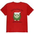 thumbnail image 1 of Owl I'll Be Home For Christmas Cute Funny Pun Youth T Shirt Red Youth X-SM, 1 of 1