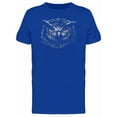 thumbnail image 1 of Owl Image On A Black . Tee Men's -Image by Shutterstock, 1 of 2