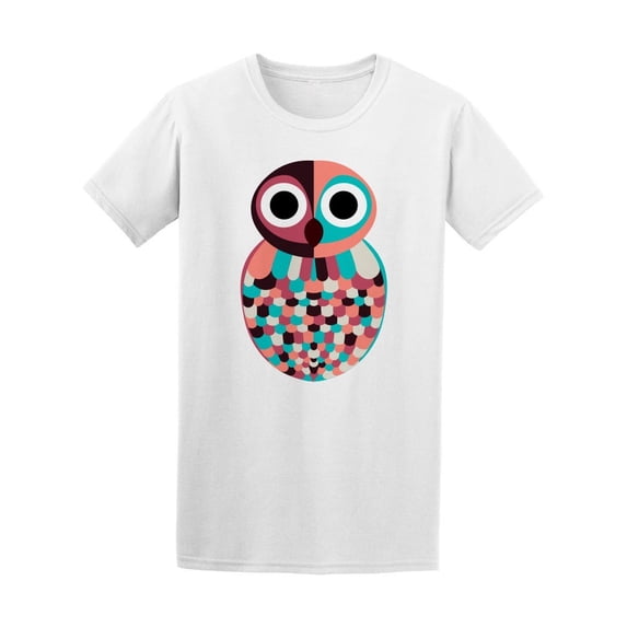 Owl In Minimalistic Art Tee Men's -Image by Shutterstock