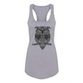 thumbnail image 1 of Owl In Patterns Racerback Tank Women -Image by Shutterstock, Female Large, 1 of 4