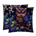 thumbnail image 1 of Owl Inserts Set - 2-Pack Decorative Pillows with Unique Patterns for Throw Pillow Covers for Home Decor, Sofa, Bed - Available in 16x16, 18x18 & 20x20, 1 of 6