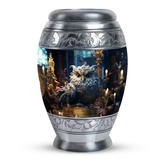 Owl Keepsake Urns For Human Ashes, Cremation Urns For Men, Mini Urns For Human Ashes 3inch, Decorative Urn For Mom Ashes, Handcrafted Urn, Funeral Urns For Adult Ashes Women, Urn For Burial 1pcs